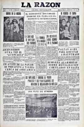 La Razón, edición del 27 de marzo de 1936