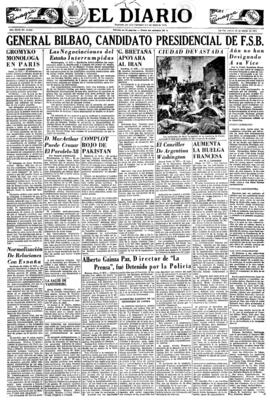 El Diario, edición del 22 de marzo de 1951