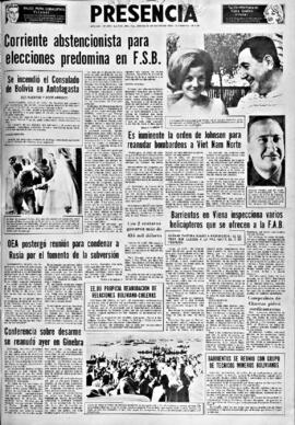 Presencia, edición del 27 de enero de 1966