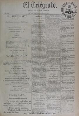 El Telegrafo, edición del 24 de marzo de 1896