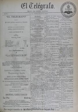 El Telegrafo, edición del 28 de mayo de 1896
