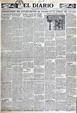 El Diario, edición del 20 de diciembre de 1951