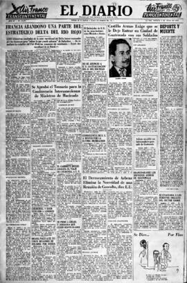El Diario, edición del 2 de julio de 1954