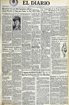 El Diario, edición del 25 de abril de 1953
