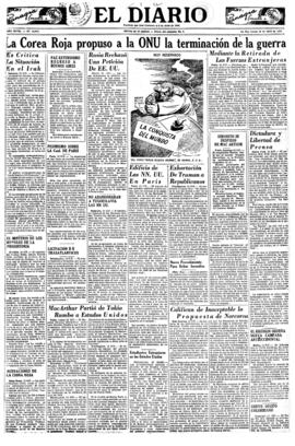 El Diario, edición del 16 de abril de 1951