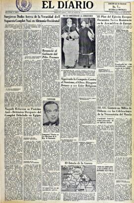 El Diario, edición del 18 de enero de 1953