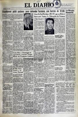 El Diario, edición del 25 de enero de 1955