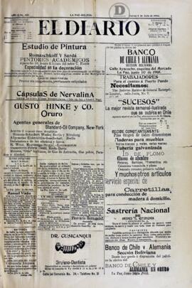 El Diario, edición del 6 de julio de 1905