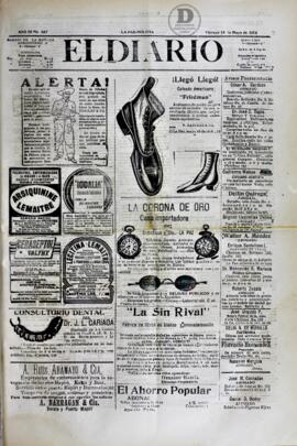 El Diario, edición del 18 de mayo de 1906