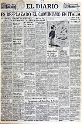 El Diario, edición del 13 de junio de 1951