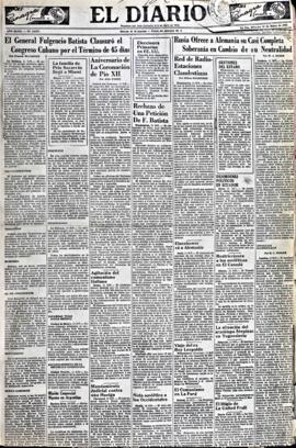 El Diario, edición del 12 de marzo de 1952