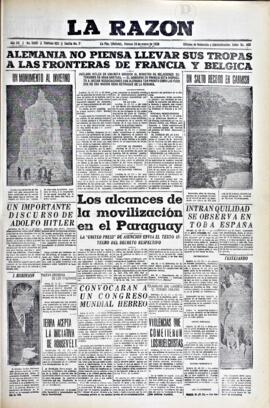 La Razón, edición del 13 de marzo de 1936