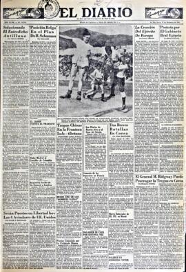 El Diario, edición del 27 de diciembre de 1951
