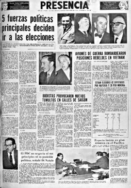 Presencia, edición del 21 de mayo de 1966