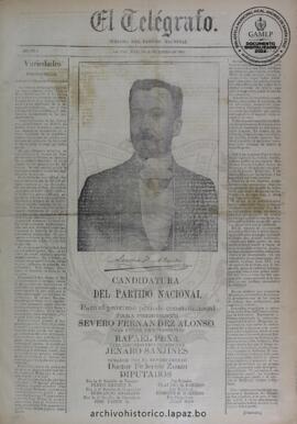 El Telegrafo, edición del 14 de enero de 1896