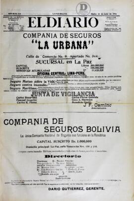 El Diario, edición del 26 de junio de 1906