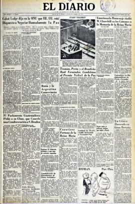 El Diario, edición del 26 de marzo de 1953