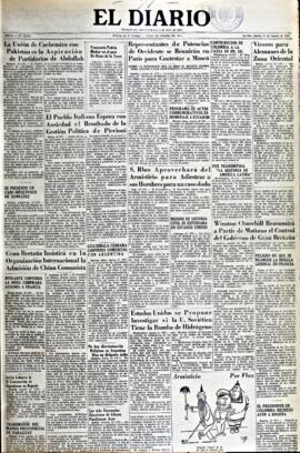 El Diario, edición del 11 de agosto de 1953