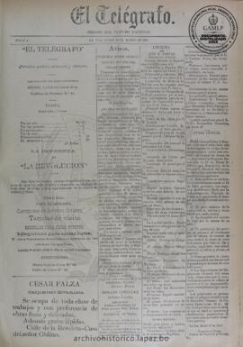El Telegrafo, edición del 30 de marzo de 1896