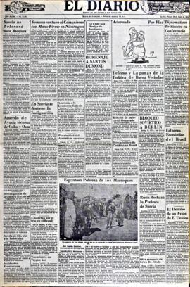 El Diario, edición del 20 de junio de 1952