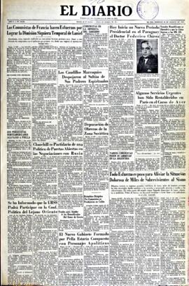 El Diario, edición del 16 de agosto de 1953