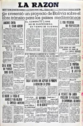 La Razón, edición del 15 de diciembre de 1936