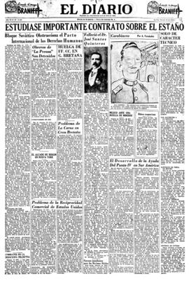 El Diario, edición del 23 de febrero de 1951