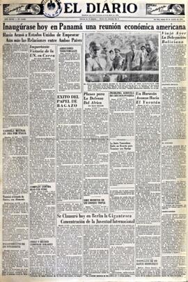 El Diario, edición del 20 de agosto de 1951