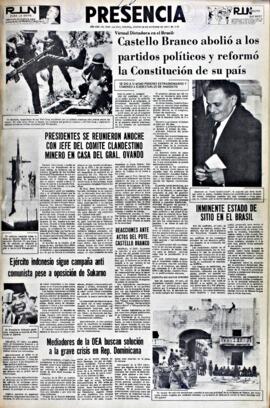 Presencia, edición del 28 de octubre de 1965