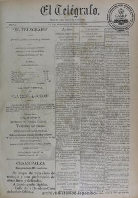 El Telegrafo, edición del 26 de febrero de 1896