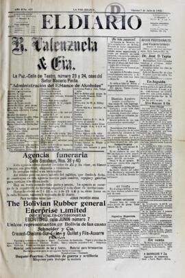 El Diario, edición del 7 de julio de 1905