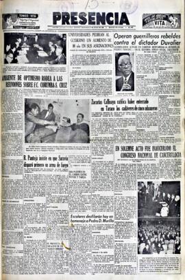 Presencia, edición del 15 de julio de 1964
