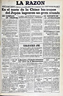 La Razón, edición del 17 de septiembre de 1937