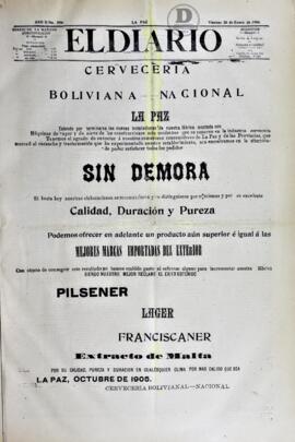 El Diario, edición del 26 de enero de  1906