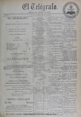 El Telegrafo, edición del 26 de mayo de 1896