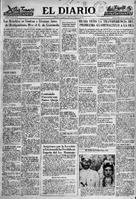 El Diario, edición del 21 de junio de 1954