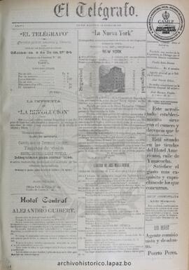 El Telegrafo, edición del 30 de enero de 1894