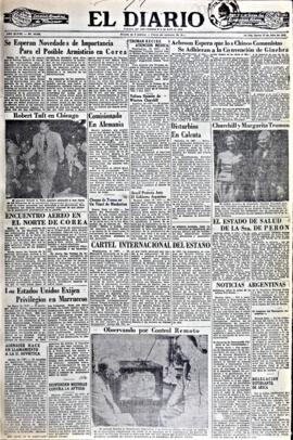 El Diario, edición del 17 de julio de 1952