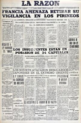 La Razón, edición del 7 de julio de 1937
