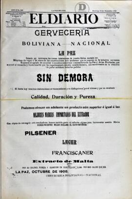 El Diario, edición del 24 de diciembre de 1905