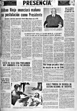 Presencia, edición del 26 de mayo de 1966
