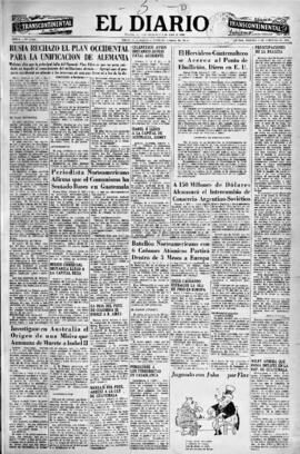 El Diario, edición del 5 de febrero de 1954