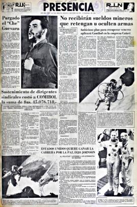 Presencia, edición del 12 de junio de 1965