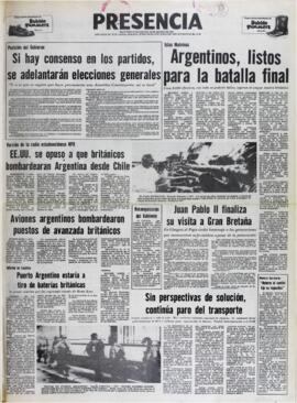 MINISTRO SECRETARIO: RETORNO AL CAMBO FIJO ES IMPOSIBLE. (1982, 02 de junio). Presencia [La Paz, Bolivia], p. 1.