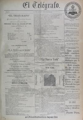 El Telegrafo, edición del 9 de junio de 1894