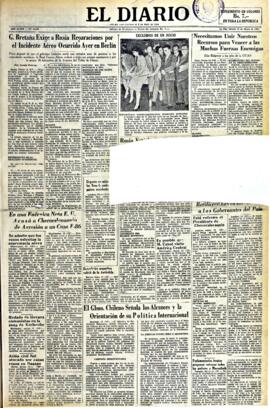 El Diario, edición del 14 de marzo de 1953