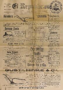 El Republicano, edición del 21 de marzo de 1924