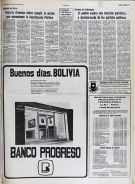 ENCUESTA EN COCHABAMBA: EL PUEBLO ESPERA UNA REACCIÓN PATRIÓTICA Y DESINTERESADA DE LOS PARTIDOS POLÍTICOS. (1982, 30 de mayo). Presencia [La Paz, Bolivia], p. 9.