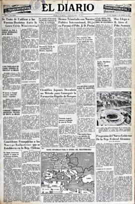 El Diario, edición del 11 de octubre de 1953