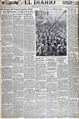 El Diario, edición del 4 de mayo de 1952